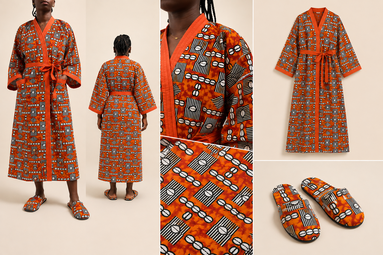 ENSEMBLE KIMONO + CHAUSSONS